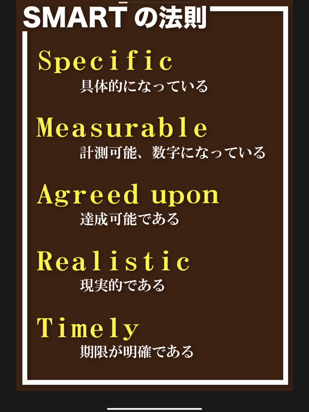 目標達成は、ルールに従えば必ず達成できる